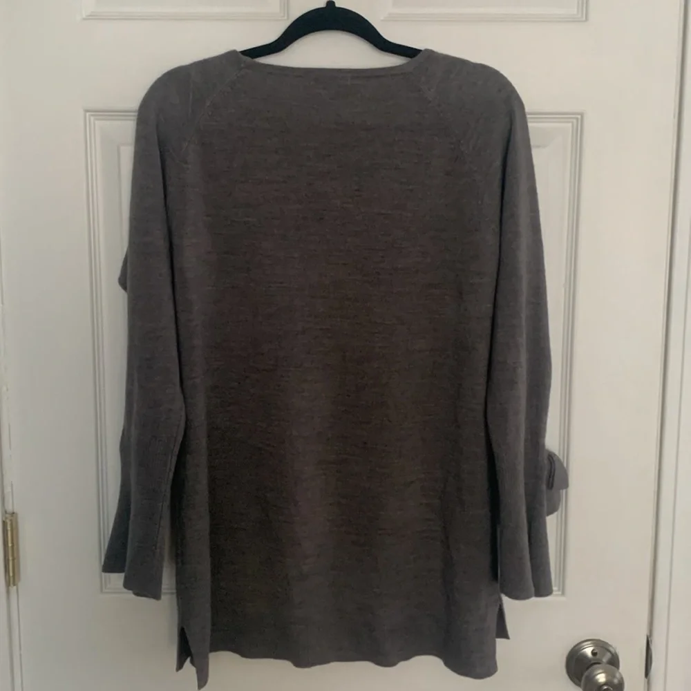 Hampshire Studio Gray Sweater Size L